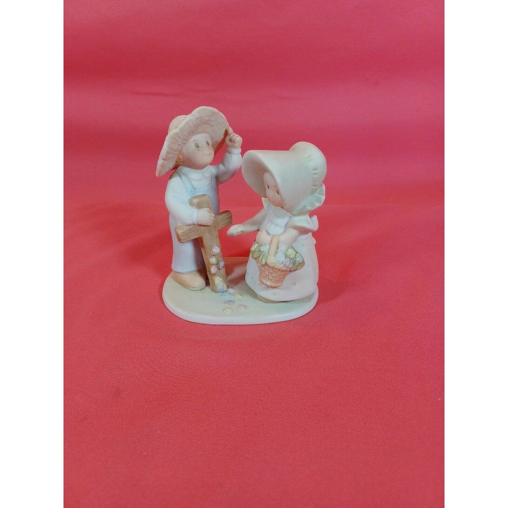 Vtg 1993 Homco Mexico Circle of Friends Figurine He is Not Here But Is Risen